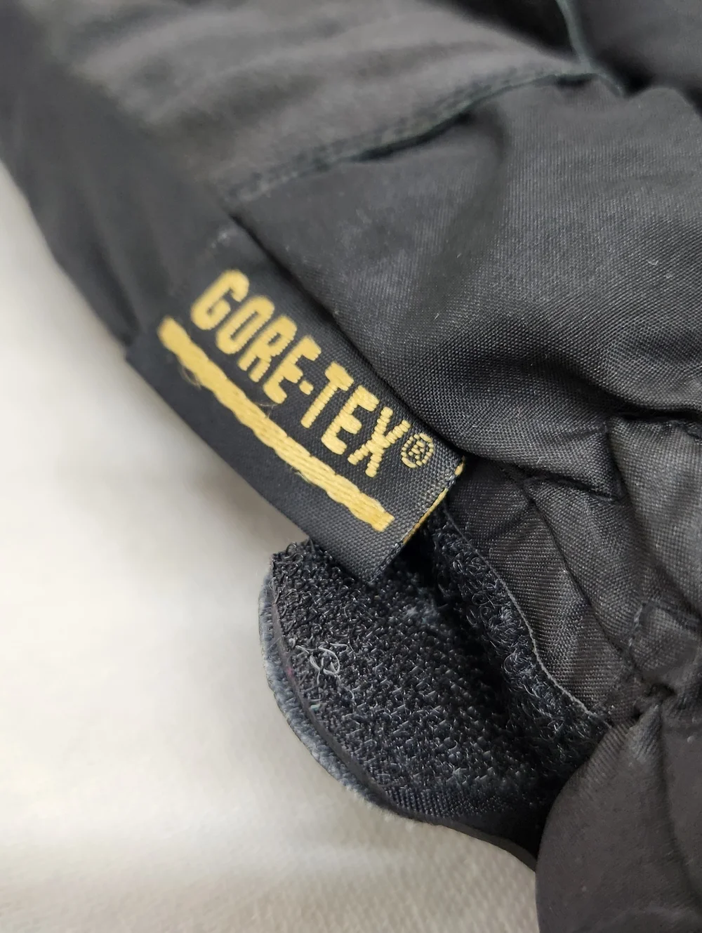 Kombi Goretex Womens Small Black Winter Warm Outdoor Gloves Leather Trim